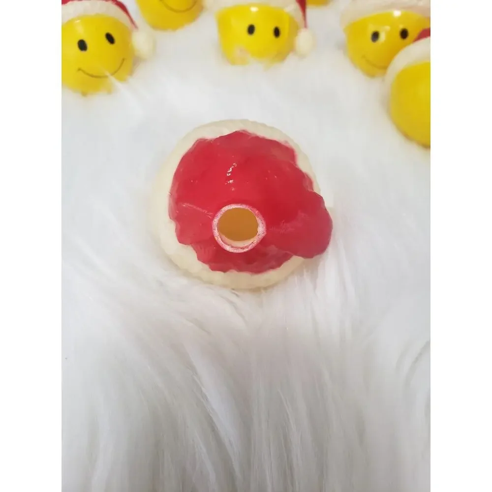 Vintage Joybrite Santa SMILEY FACE Christmas String Light Top Lot 10 walmart y2k
